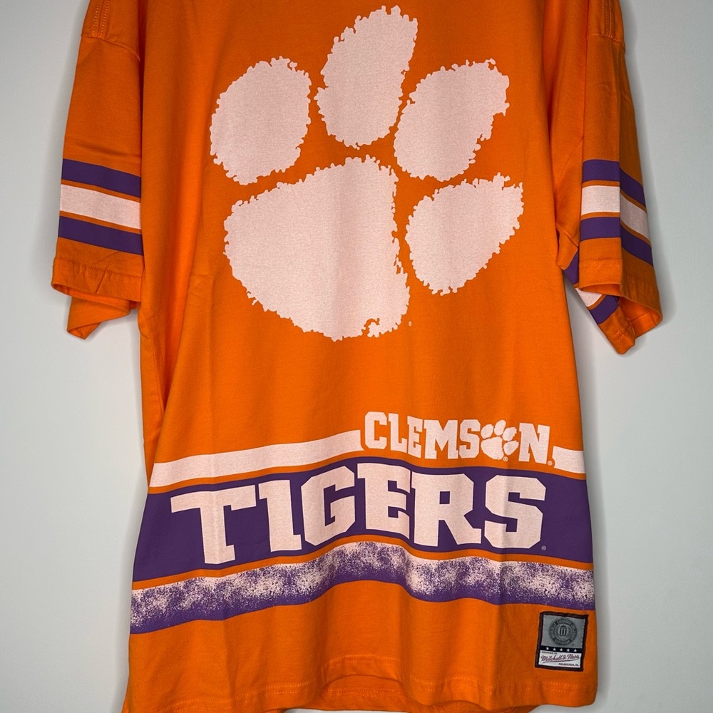 Mitchell & Ness Clemson University Orange Tee